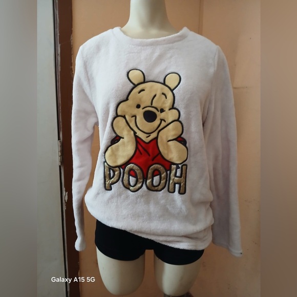 Disney Sweaters - Disney White and Red Winnie the Pooh Sweater